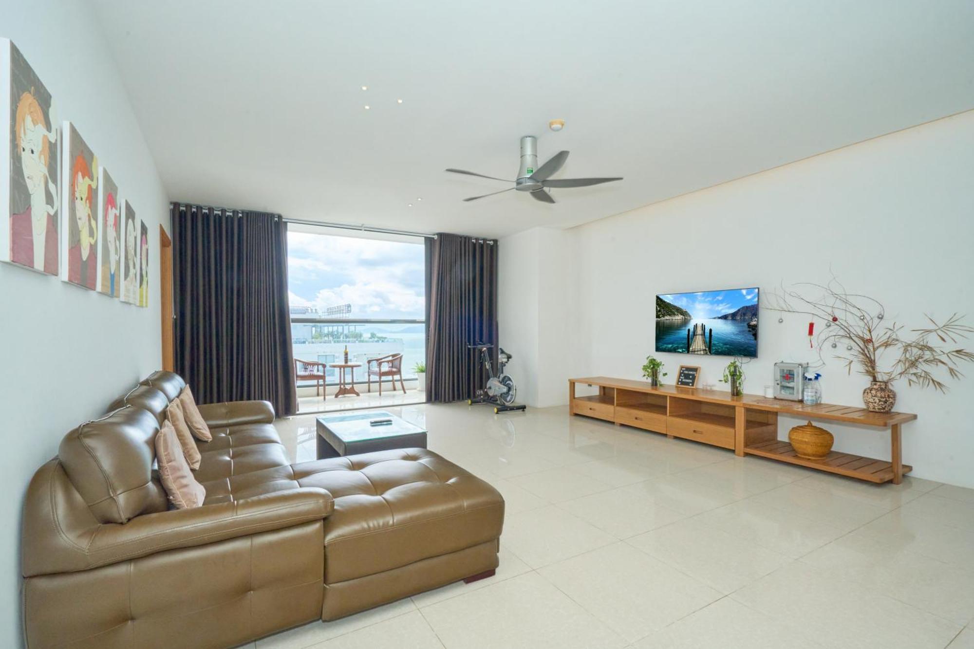 Pangsapuri 130 m² dengan 2 bilik tidur dan 2 bilik mandi peribadi di Thang Tam Vung Tau Luaran gambar