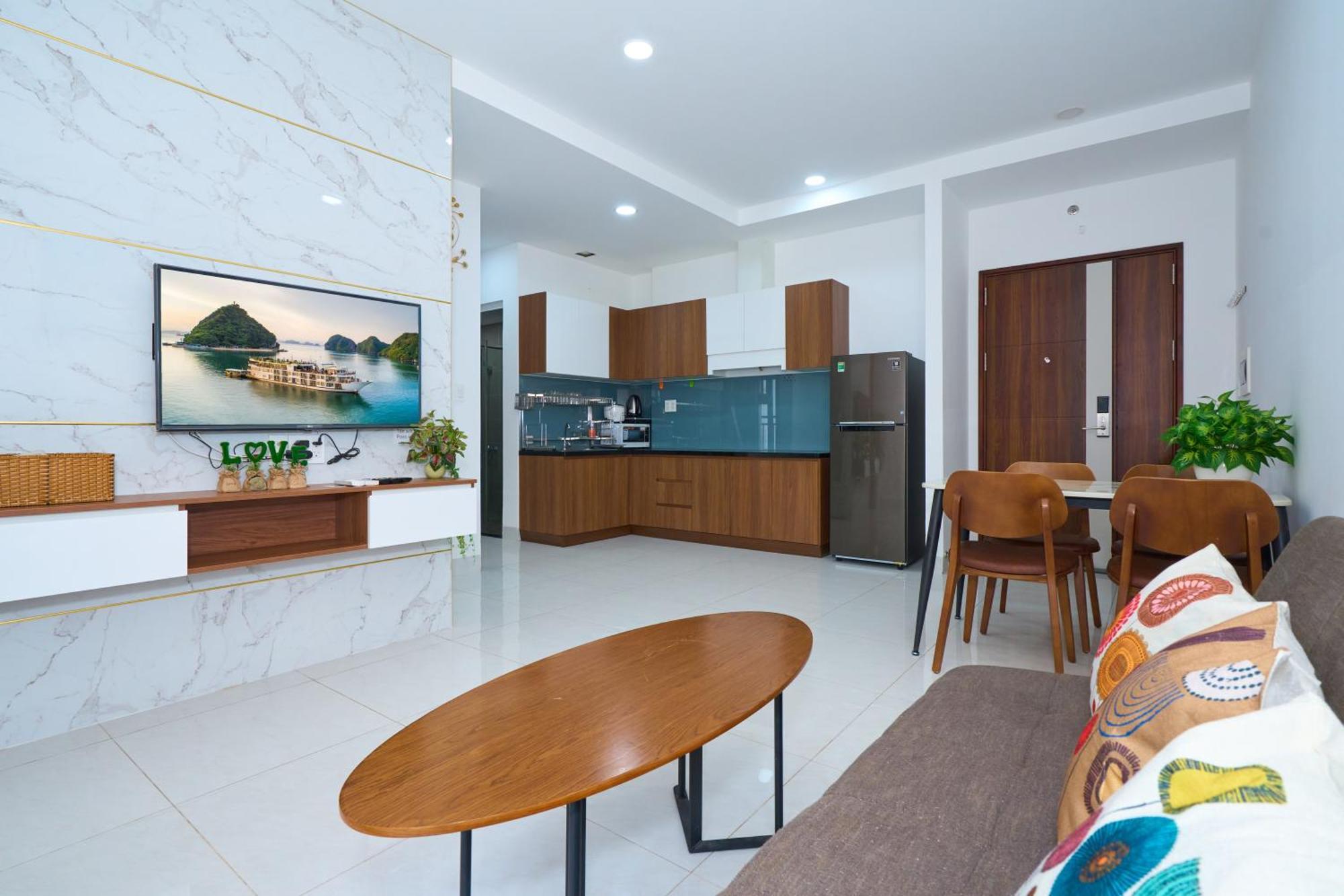 Pangsapuri 130 m² dengan 2 bilik tidur dan 2 bilik mandi peribadi di Thang Tam Vung Tau Luaran gambar