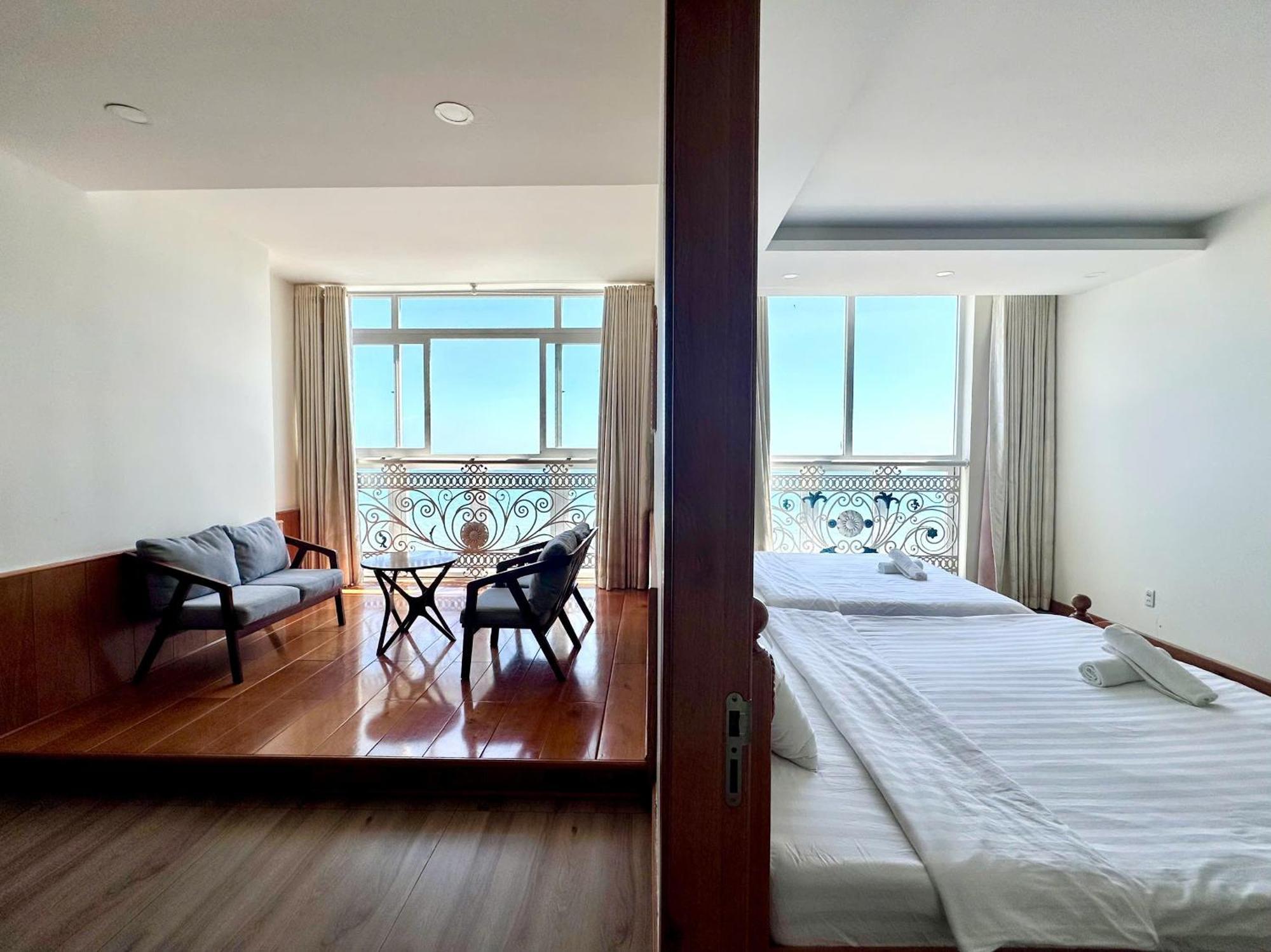 Pangsapuri 130 m² dengan 2 bilik tidur dan 2 bilik mandi peribadi di Thang Tam Vung Tau Luaran gambar